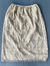 Van Raalte Vintage Lace Slip Skirt Nylon M Tan