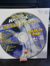 90180 MICHAEL JACKSON 1 DISC CHARTBUSTER KARAOKE CDG LOT CAL