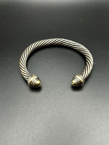 David Yurman Cable Classics Bracelet with Gold Dome