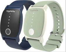 EmeTerm Explore Navy Blue and Mint Green Anti-Nausea Wristband (2 Pack)