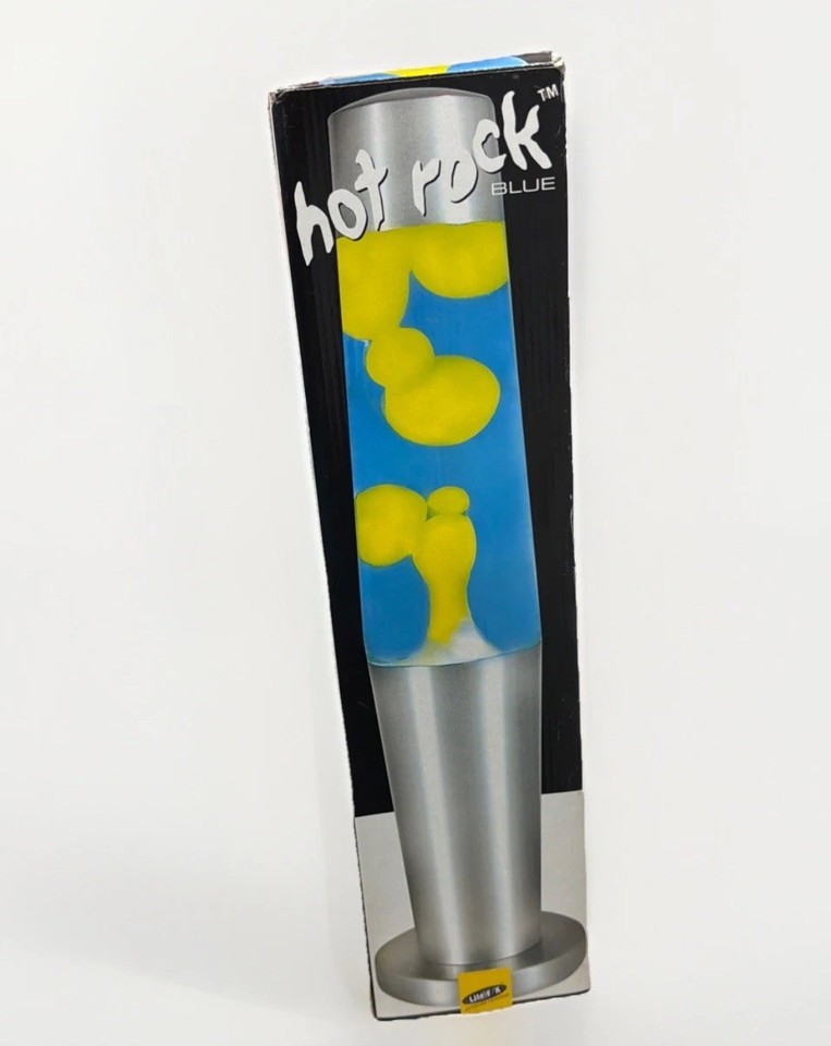 A new-condition 16.5" Hot Rock Lite in teal-and-yellow — a bold retro color combo that feels fresh and makes a real design statement.