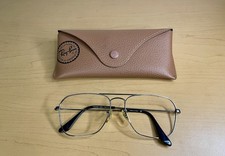 RAY-BAN RB3136 55 15 140 Square Silver/Gunmetal Frames Only