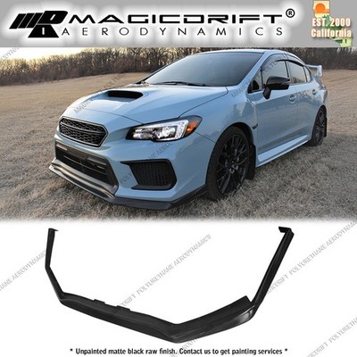 For 18-21 Subaru WRX STI VR Style Front Bumper Lip Chin Spoiler Splitter PU
