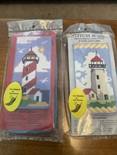 Alice Peterson Stitch And Zip Preassembled Needlepoint Kits Glasses/Phone Cases