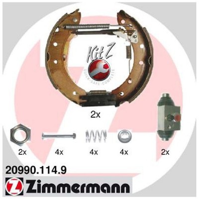 Zimmermann Bremsbackensatz hinten 7701208111 6001547630 424207 4251J5 21204644