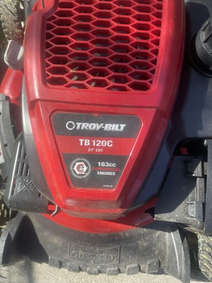 #ad TROY BUILT push gas lawn mower $195.00