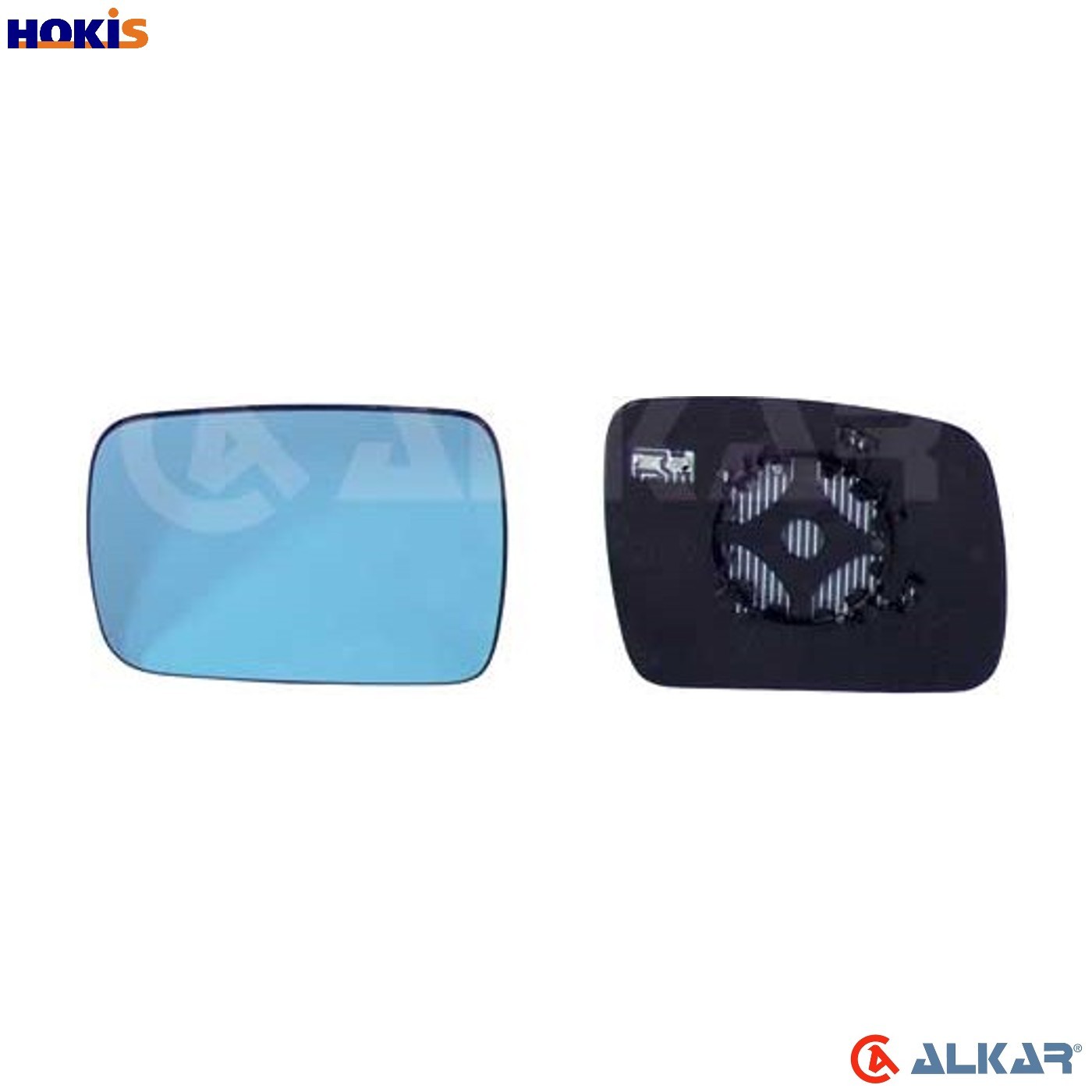 Left ALKAR 6411111 Mirror Glass, outside mirror for SKODA,VW - Image 3