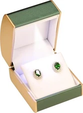 LED Multiple Use Earring Necklace Pendant Jewelry Gift Box for Green