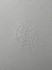 Spiderweb Sizzix Simple Impressions Embossing Folder Card Making Scrapbooking