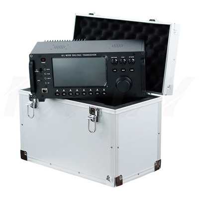 100W HF+UV All Mode DDC/DUC Transceiver Mobile Radio SDR Transceiver with 7'' Tou