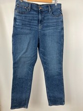 J.Crew Jeans Womens 32 Blue High Rise Classic Vintage Straight Leg Denim Pants