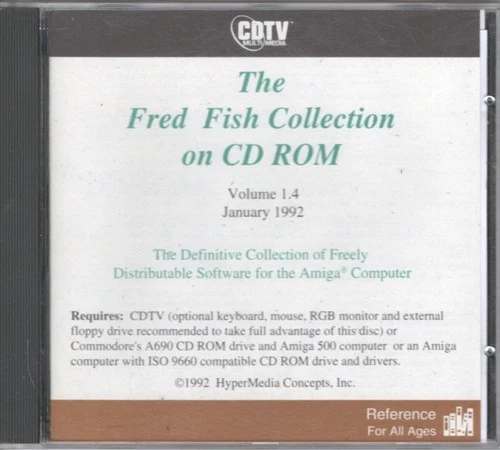 Commodore CDTV CDTV The Fred Fish Collection Cd-Rom