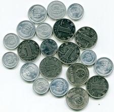 PRC lot of (21) vintage minor coins 1956-1996   lotoct3403