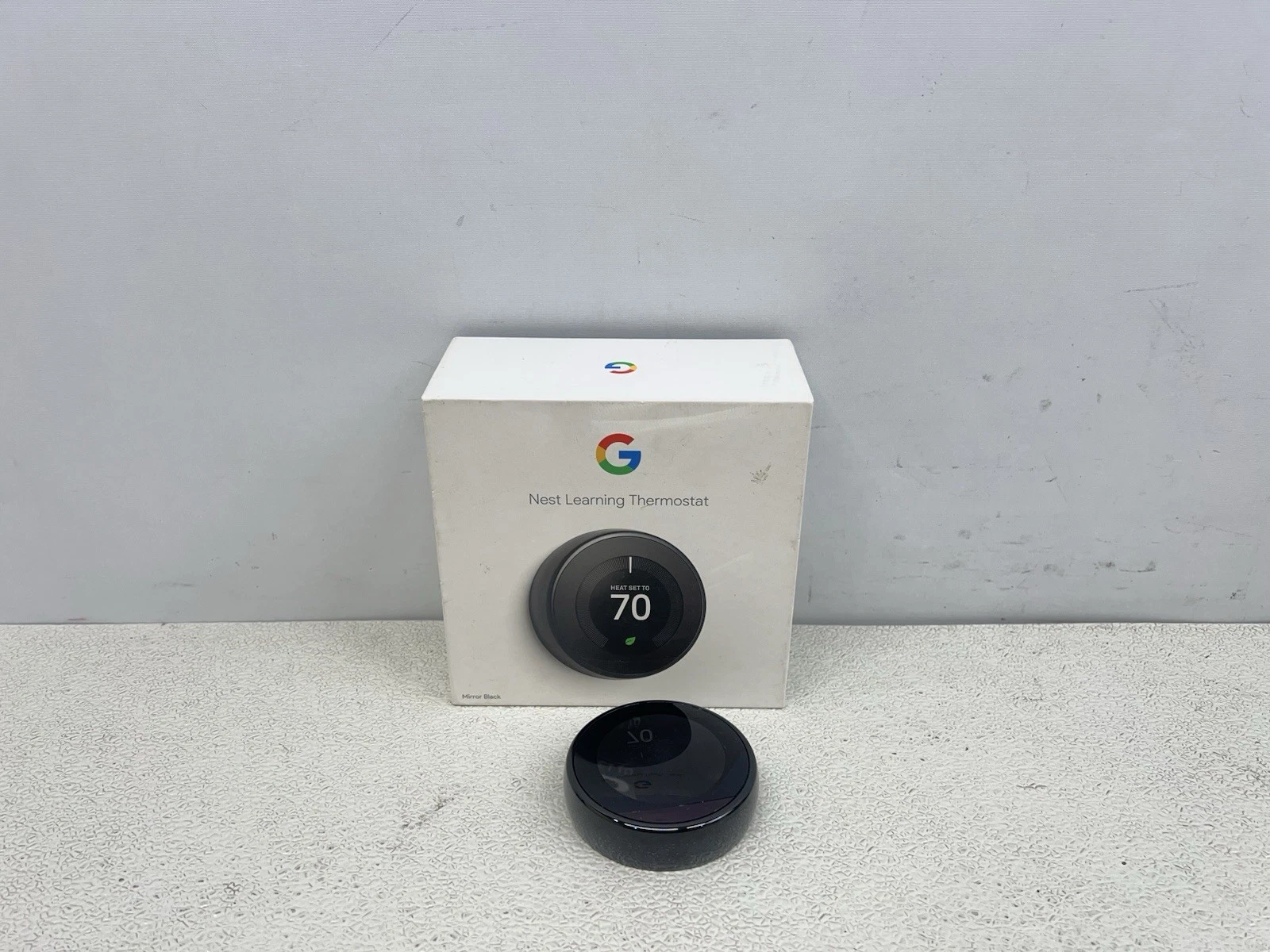 Google Nest Learning Thermostat - Thermostat Only - Mirror Black -