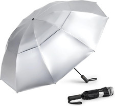 42/46/54/62 Inch Large Golf Umbrella Compact Reverse Travel Umbrella 10 Ribs Win