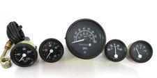 80 Mph Speedometer Temp Oil Fuel Amp Gauge Set For Willys Mb Jeep Ford Cj Gpw