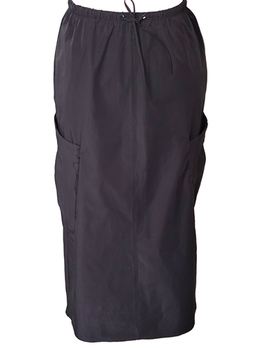Gonna Hodaya Design Cargo Utility con coulisse venduta nera donna taglia S - Foto 2 di 10