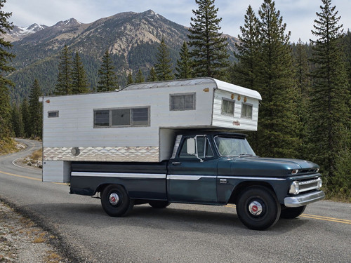 1966 Chevrolet Other Pickups C20 Custom Camper Z81 327ci V8 AC w/ Vintage Camper