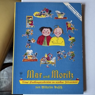 MAX AND MORITZ A STORY IN SEVEN TRICKS Wilhelm Busch German Children s Book 
