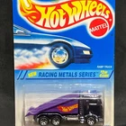 Vtg 1995 Hot Wheels Racing Metal Series Ramp Truck Purple Chrome 1:64 Diecast