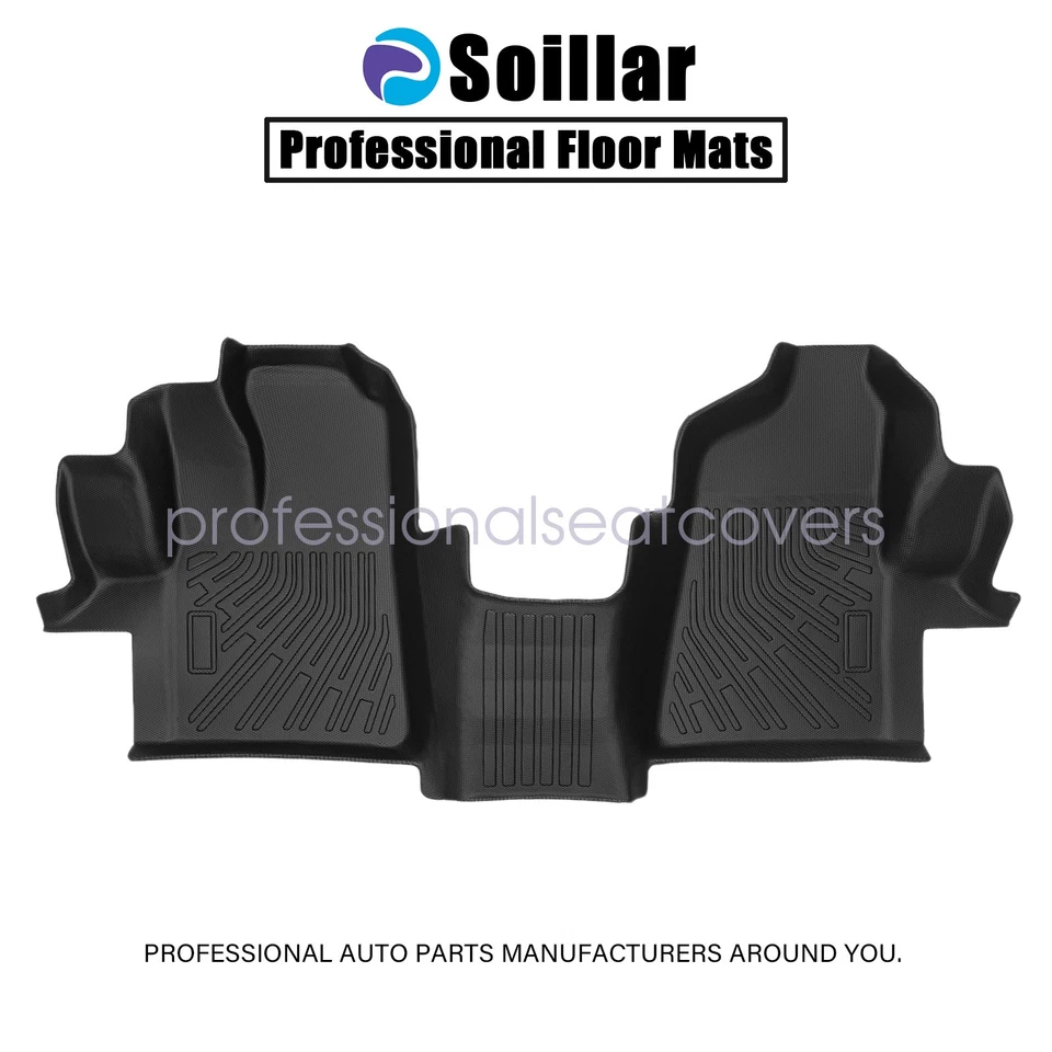 Nuevo revestimiento alfombrilla 3D para Ford Transit 150/250/350 TPE 2015-2021 primera fila Foto 2 de 4