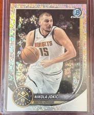 Nikola Jokic 2025-26 Bowman Chrome Mini Diamond Refractor Nuggets BCV-100 SP
