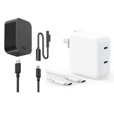 67W Dual Port USB C Charger Block and 65W Fast Charging Wall Power Adapter