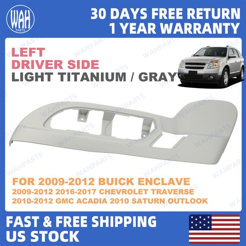 For 2009-2017 Traverse Acadia Enclave Driver Seat Switch Track Cover Bezel Trim
