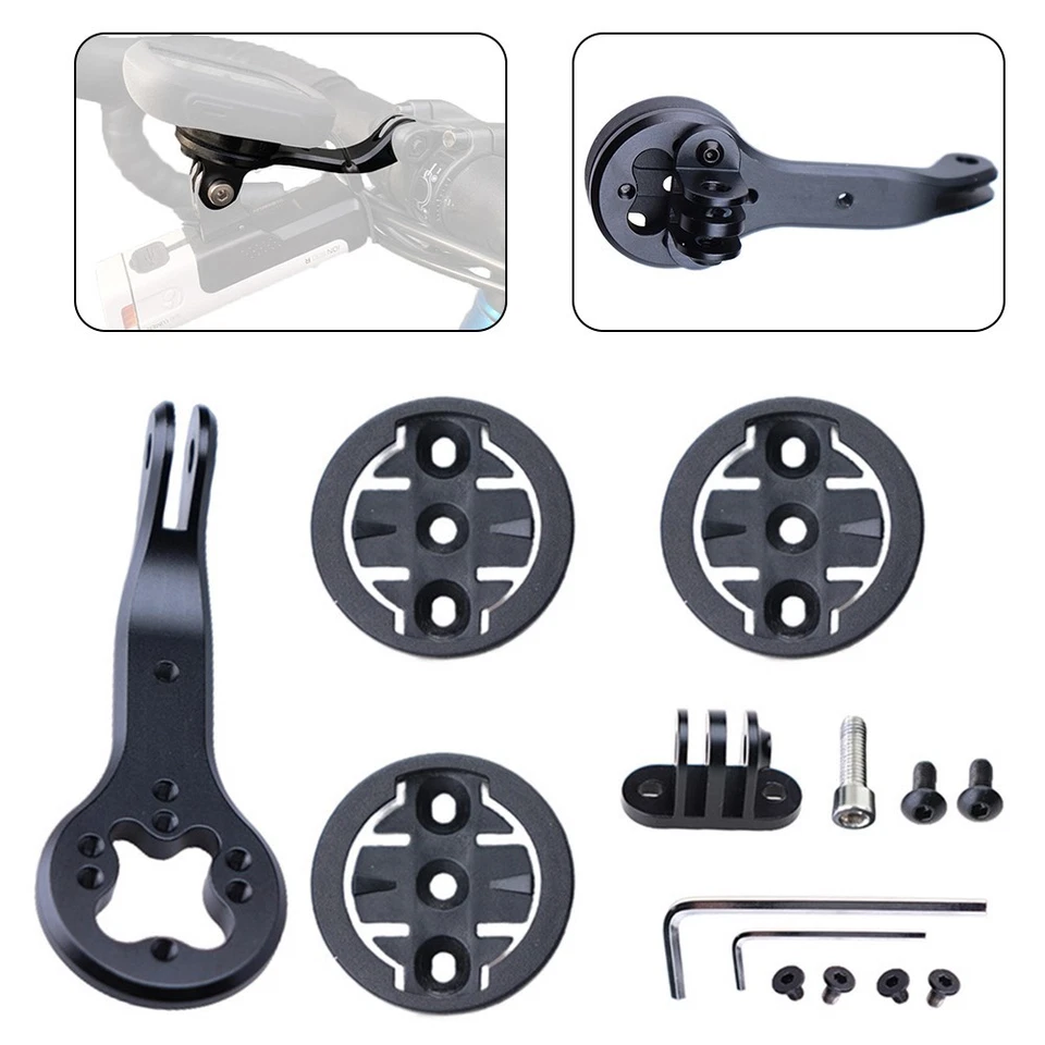 Stand Bike Computer Holder Bracket Kit Set For TREK Bontrager Blendr Stem - Image 2 of 4