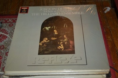 SEALED THE HILLIARD ENSEMBLE JOSQUIN DESPREZ MOTETS CHANSONS EMI ANGEL 1984 LP