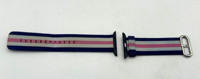 Apple Watch 42/44/45mm Nylon Sport Loop Replacement Band Blue Gray Pink