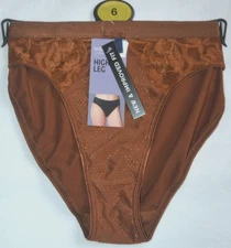 LADIES M&S HIGH LEG KNICKERS SIZE 6 TOPAZ  - NEW