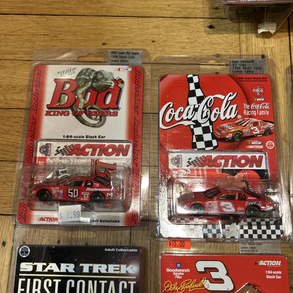 Lot of 12 Action 1:64 Earnhardt Waltrip Irvan Gordon Diecast Nascar Limited Ed!! - Image 4 of 4