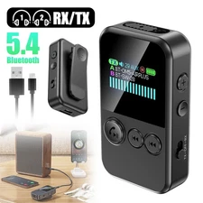 Bluetooth 5.4 Car Wireless Transmitter Receiver Adapter AUX Audio 3.5mm Jack-USA