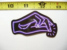 SNAP MY FINGERS NEON STYLE SMALL STICKER DECAL COLORFUL FUNNY