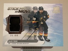 2020/21 UPPER DECK THE CUP ALEX TUCH STICK AND MOVE STICK CARD #SM-TU #d/50