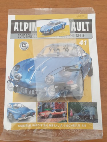 Modèle Réduit Renault Alpine Berlinette A110 1:8 Eaglemoss N°45 - Occasion Sans Fascicule