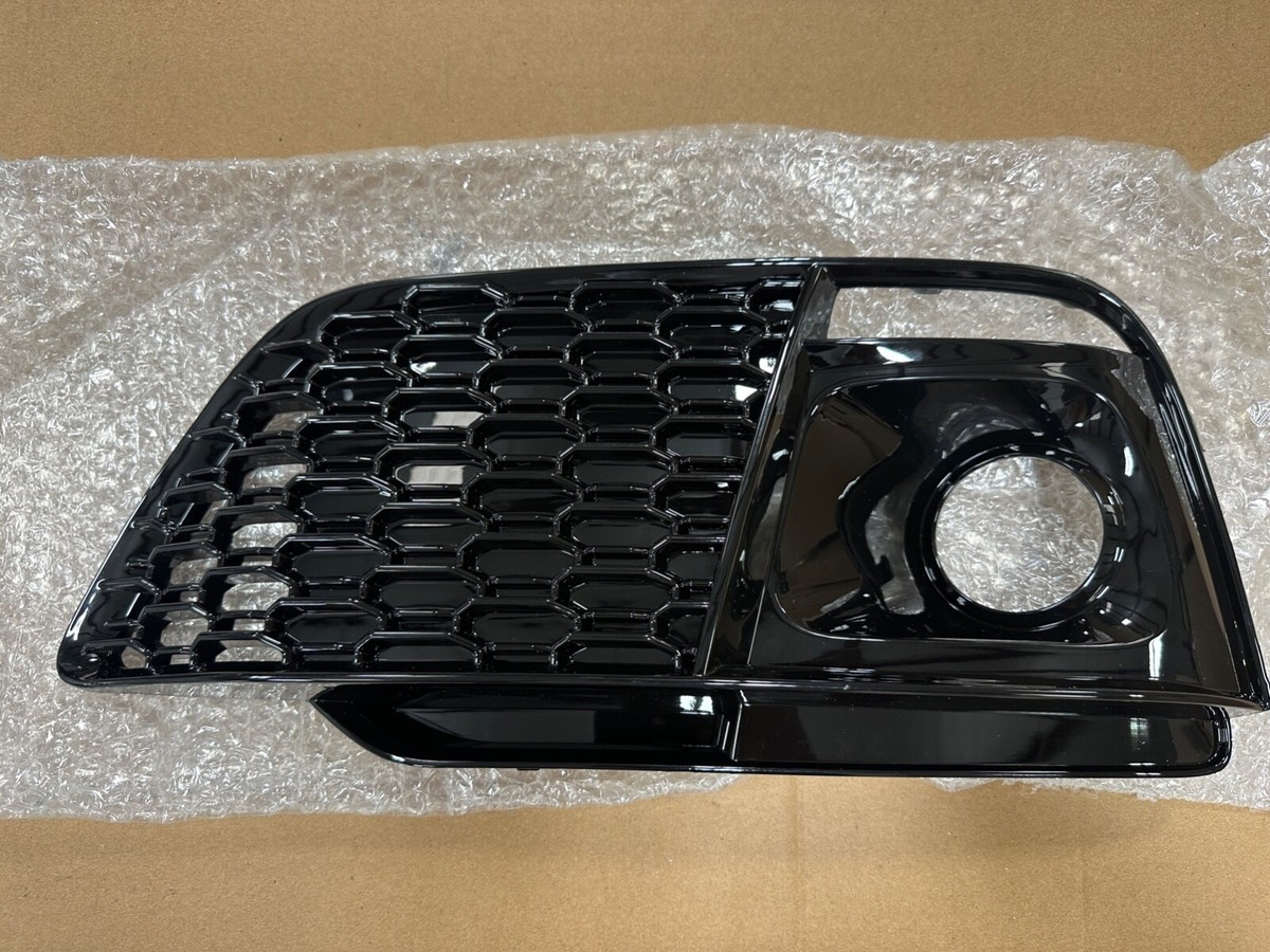 Sport Front Bumper Kit complete + honeycomb Grille Black gloss Set fits on Audi Q5 FY up 2017-2020 Sport Front Bumper Kit complete + honeycomb Grille Black gloss Set fits on Audi Q5 FY up 2017-2020