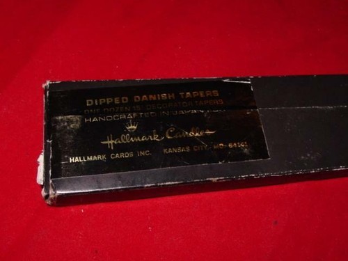 (12) Hallmark Vintage DIPPED DANISH TAPERS Candles Nordic Collection - 15" Japan - Picture 5 of 5