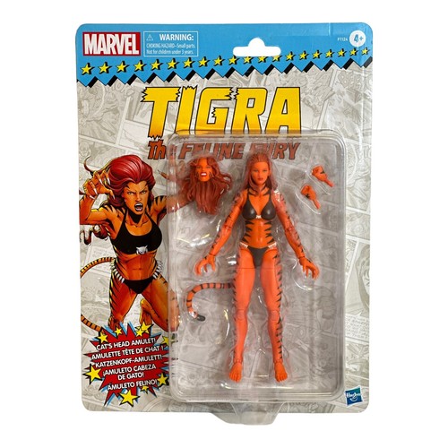 Marvel Legends Tigra The Feline Fury Hasbro Retro 6" Action Figure Classic New eBay
