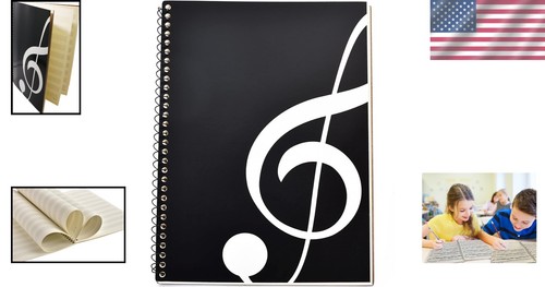 Stylish Blank Music Notebook - Perfect for Composition & Songwriting Projects - Picture 2 of 9