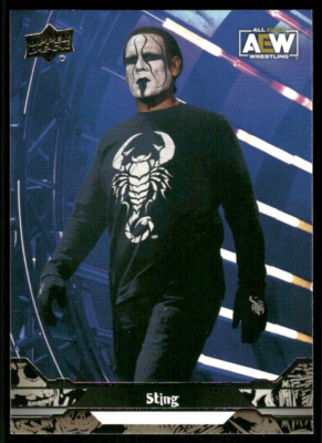2023 Upper Deck AEW GOLD #44 Sting wrestling card