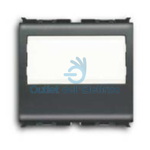 ABB ELOS PULS. 1P NA 10A TARGA PORTANOME ILLUM. 2CSE1026EL