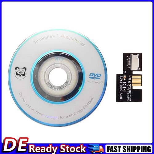 Adapter SD2SP2 TF Czytnik kart Wymień + Boot Disc Mini DVD (dla PAL) Deu