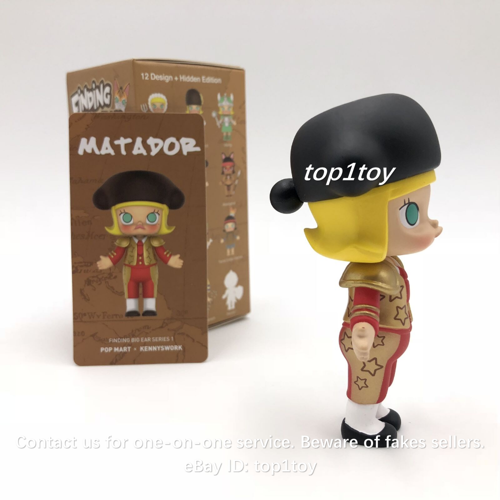 POP MART KENNYSWORK Molly Art Matador Model Mini Figure | eBay
