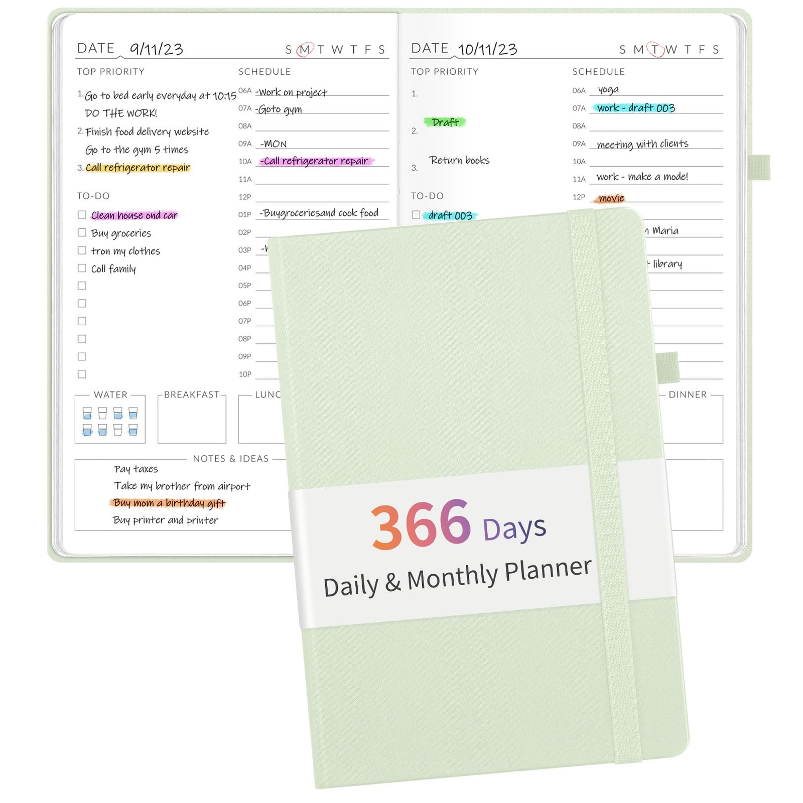 2024 Planner Forvencer Daily Weekly and Monthly Planner 2024-2025 Academic Ye...