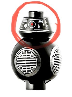LEGO Star Wars - Droidenkopf (33492pb01) für Minifigur BB-9E (sw0855), BRANDNEU!