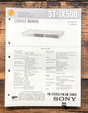 Sony ST-JX500 Tuner Service Manual Original 