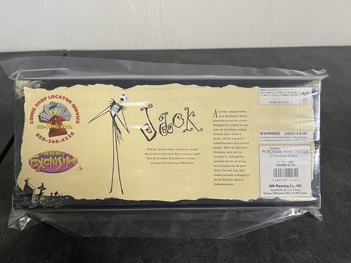 Nightmare Before Christmas Jack skeleton Figurine Set Limited Edition - Picture 3 of 8