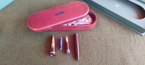 Pineider "Leonardo" in Ebanite Penna Stilografica fountain pen - Foto 7 di 10